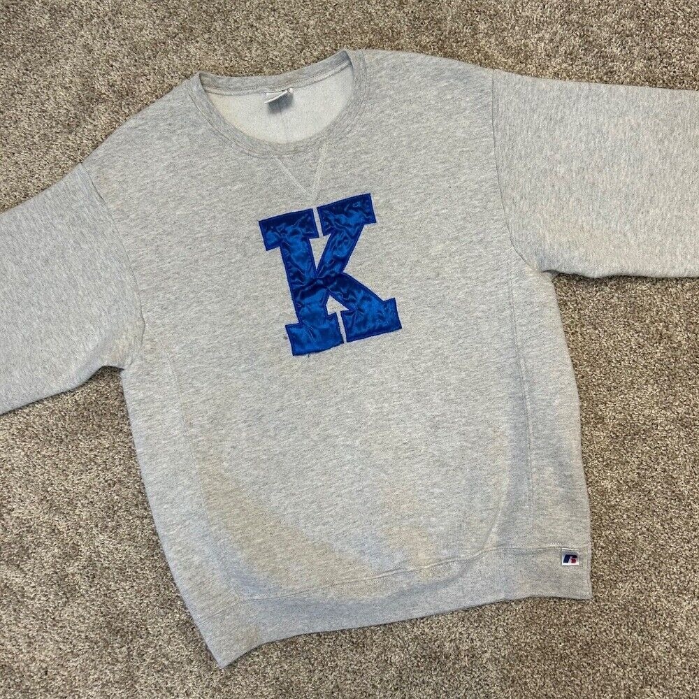 Vintage Russell Athletic Women Kentucky Wildcats‎ K Sweatshirt Size Medium y2k